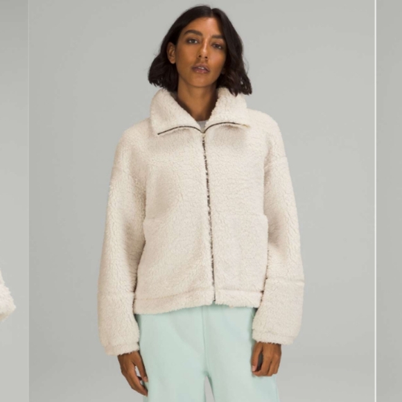 Lululemon Cinchable Fleece Zip-up Jacket - Picture 1 of 12